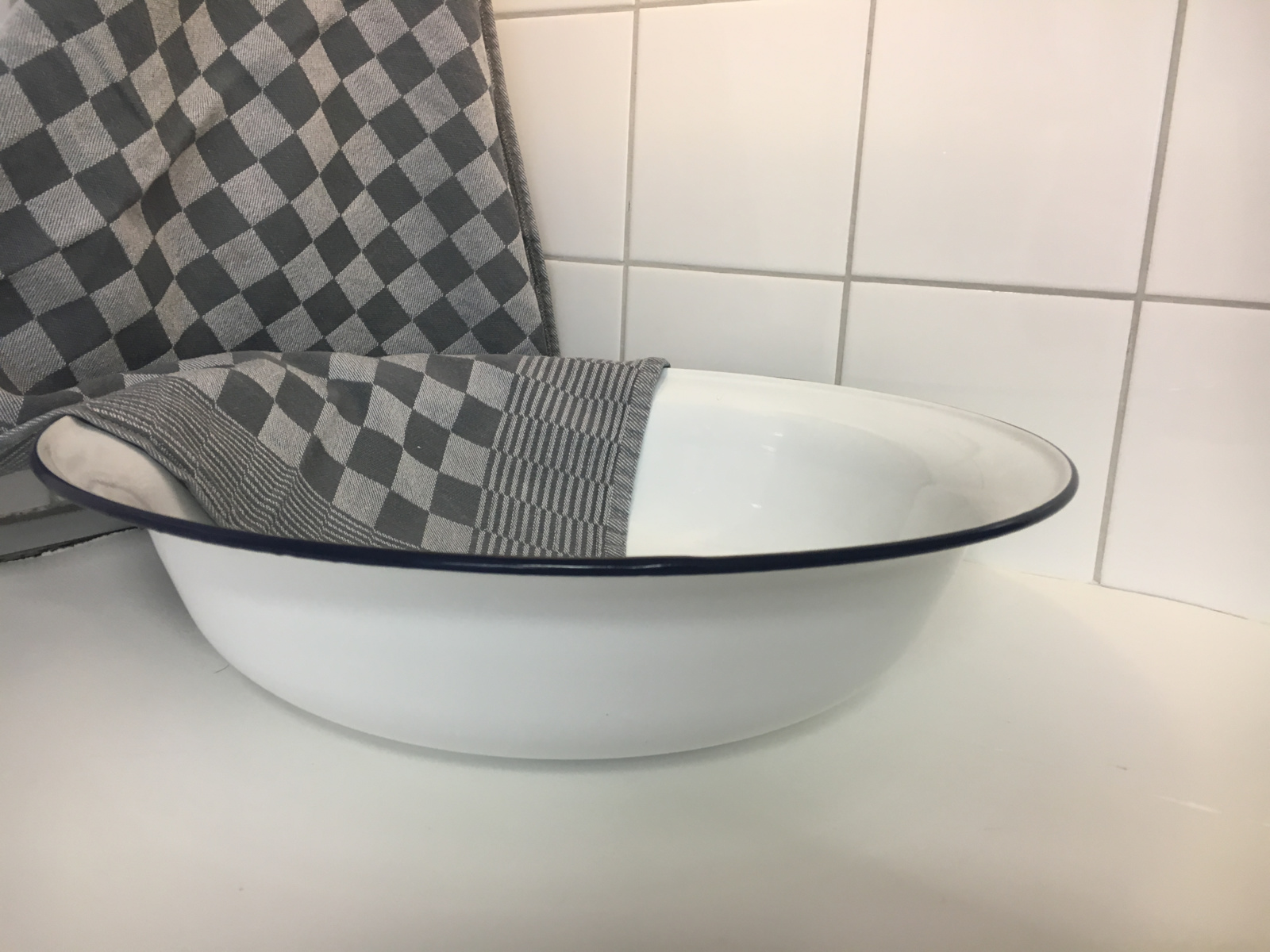 Emaille Wasbak / Teil -M- 61cm