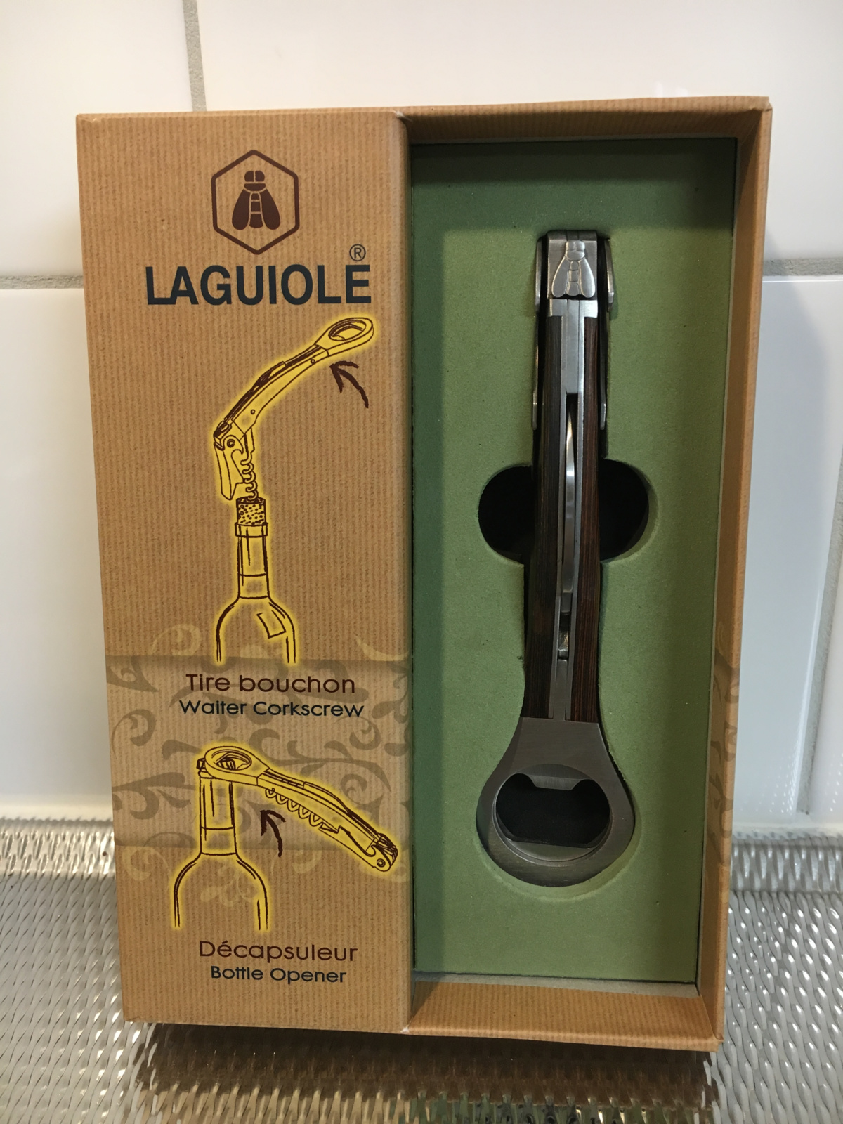 Flesopener / kurkentrekker "Languiole"