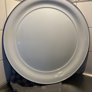 Emaille Serveer Schaal / Dienblad Rond - L - 51 cm