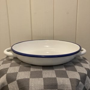 Emaille Serveer Oven Schaal met handgreep - Maat M