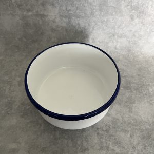 Emaille Bakje 16/7 cm w/b