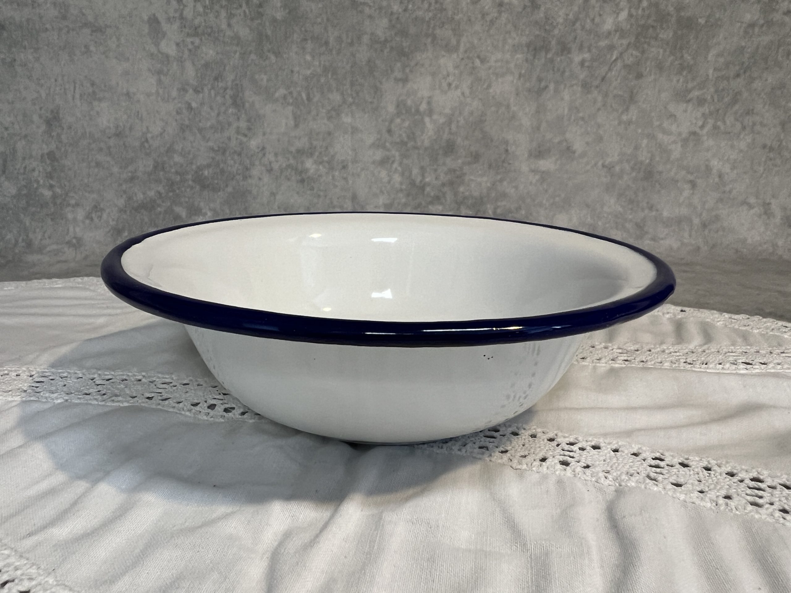 Emaille Bord / Kom - 450 ml w/b