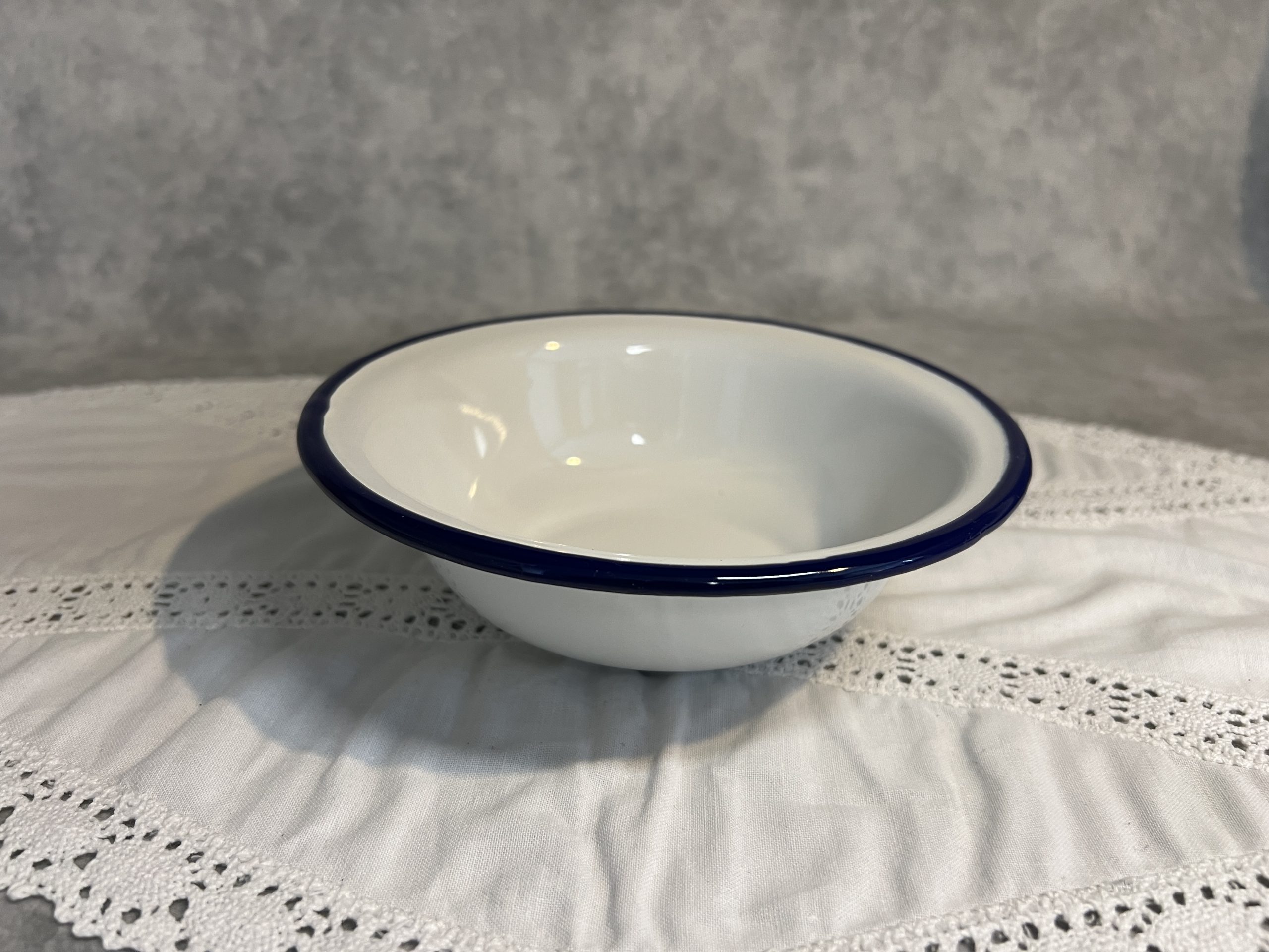 Emaille Bord / Kom - 450 ml w/b - Afbeelding 4