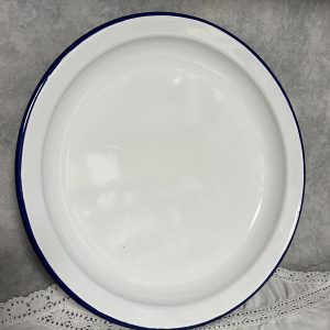 Emaille Serveer Schaal Rond - S - 35cm